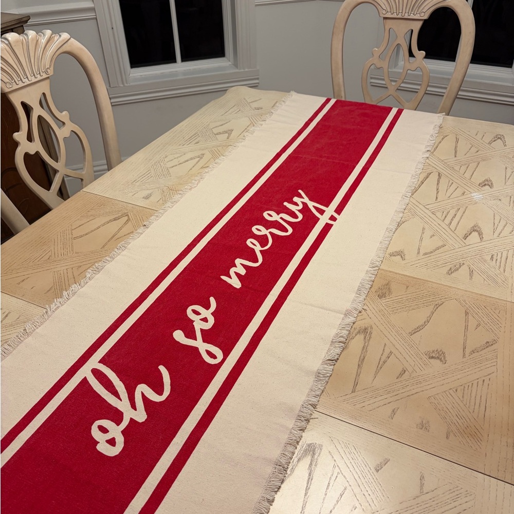 Mud Pie Reversible Holiday Table Runner